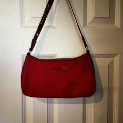 AUTHENTIC RED GUESS SHOULDER BAG
