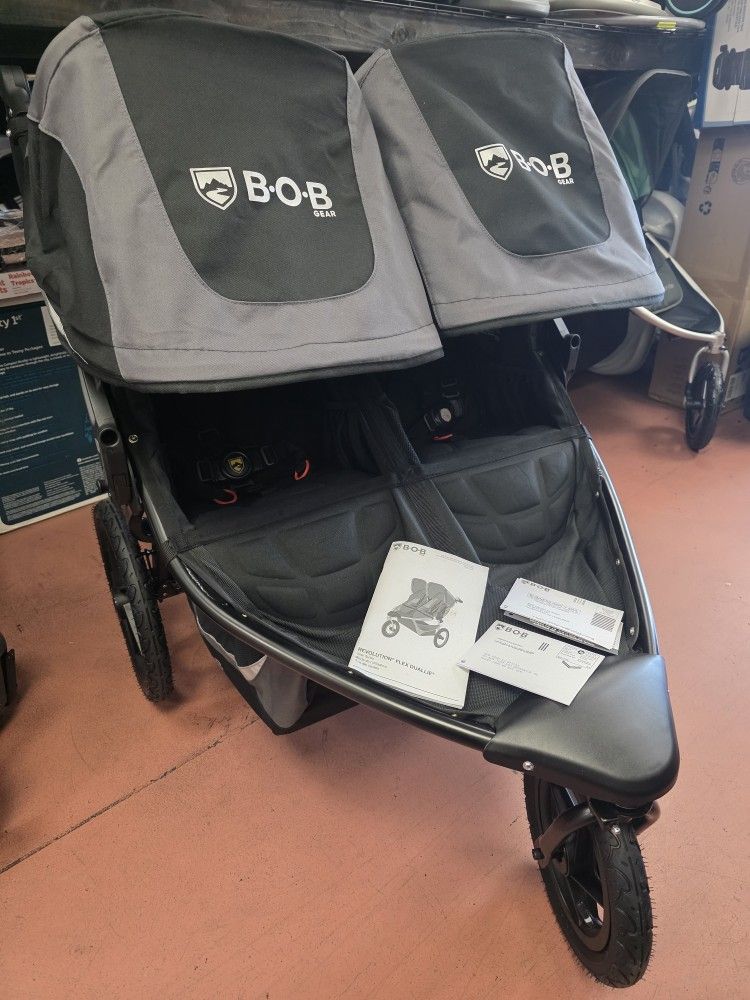 NEW! BOB Revolution 3.0 FLEX Double Stroller 