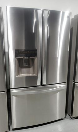 Kenmore 3-Door Stainless Steel Refrigerator
