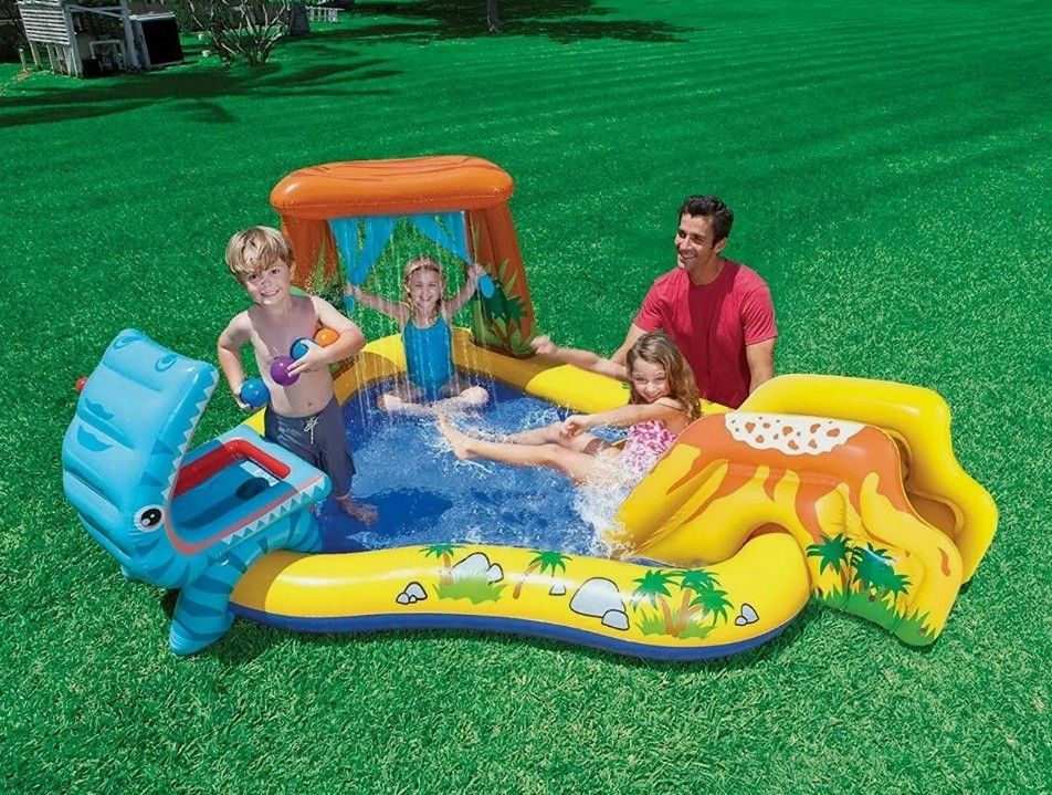 Brand New Kids Swimming Pool Activity Center With Slide