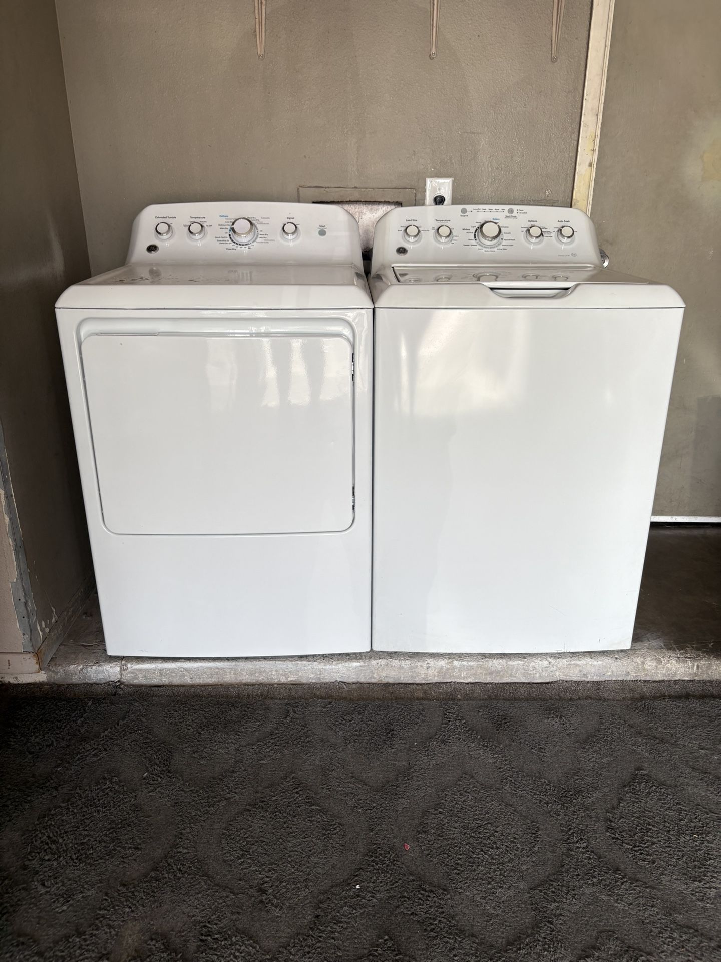 Washer and Dryer 