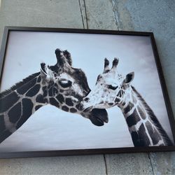Giraffe wall art