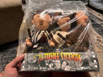 The Three Stooges Bean Bag Collectibles Set