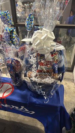 Dodger fathers Day baskets