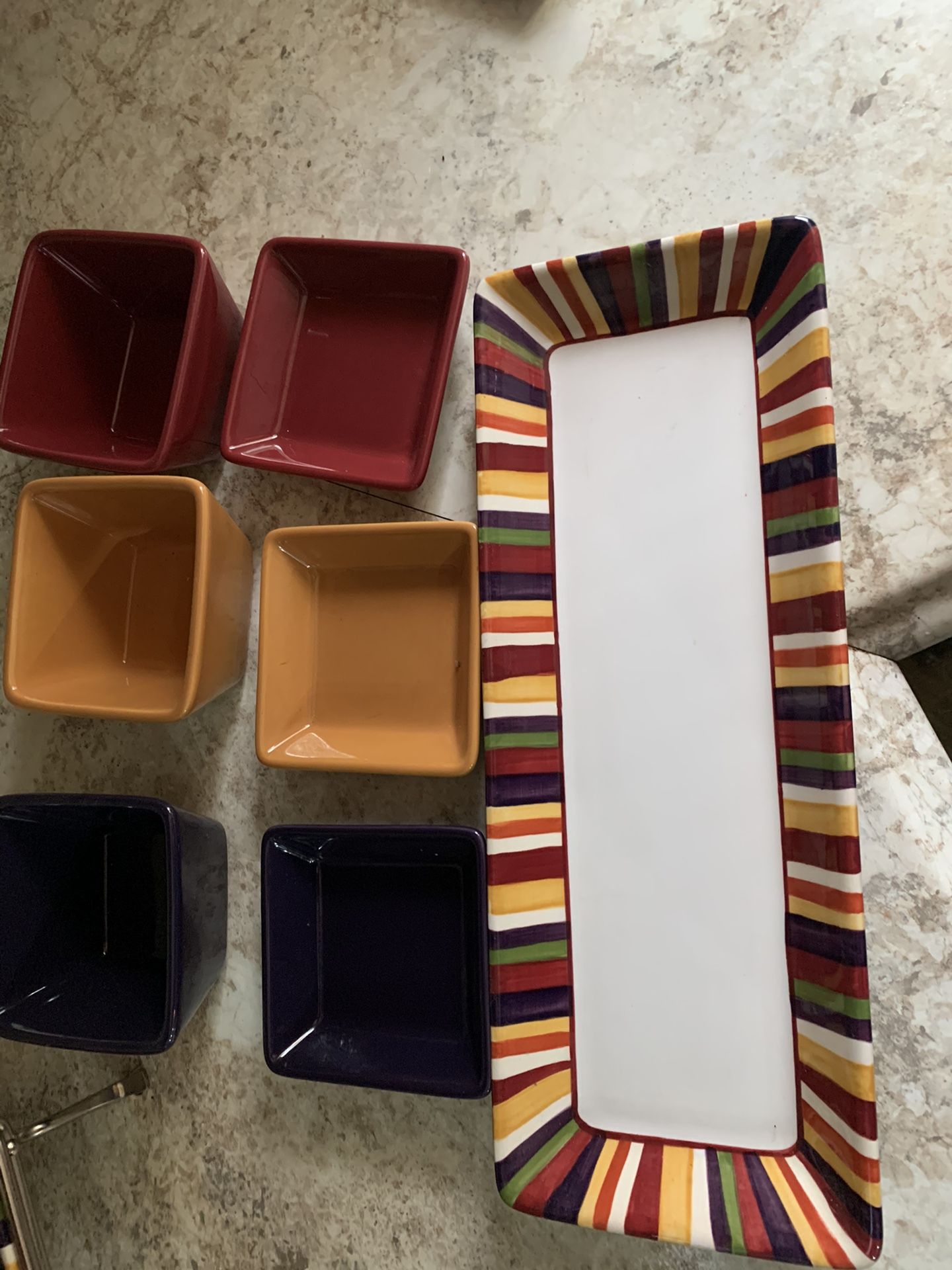 Pampered chef serving set