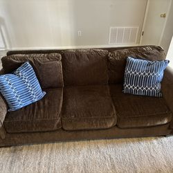 Brown 3 Seat Couch $120 OBO