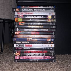 Action Movie 18  Dvd Lot 