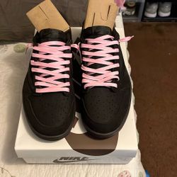 Jordan 1 Brown Velvet Travis Scott Size 8 Brand New 