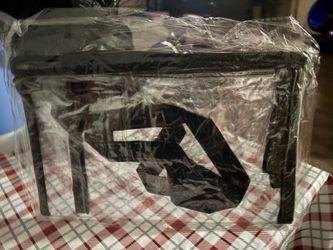 12 x 12 x 6 pulgadas, bolsas de plástico de PVC transparente con asas para trabajo, playa, almuerzo, deportes, conciertos