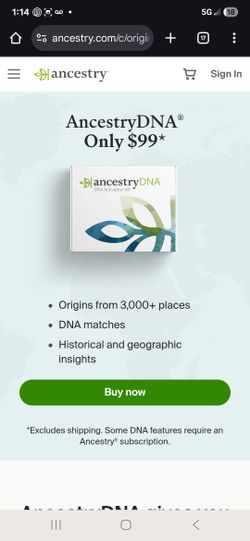 Ancestry DNA