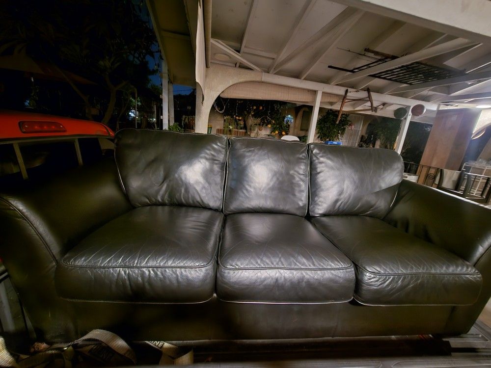 Couch LaZBoy Leather
