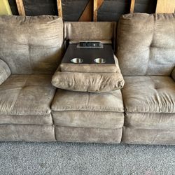 Cozy Power Reclining Couch 