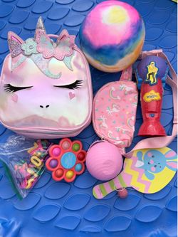 Toys and bag