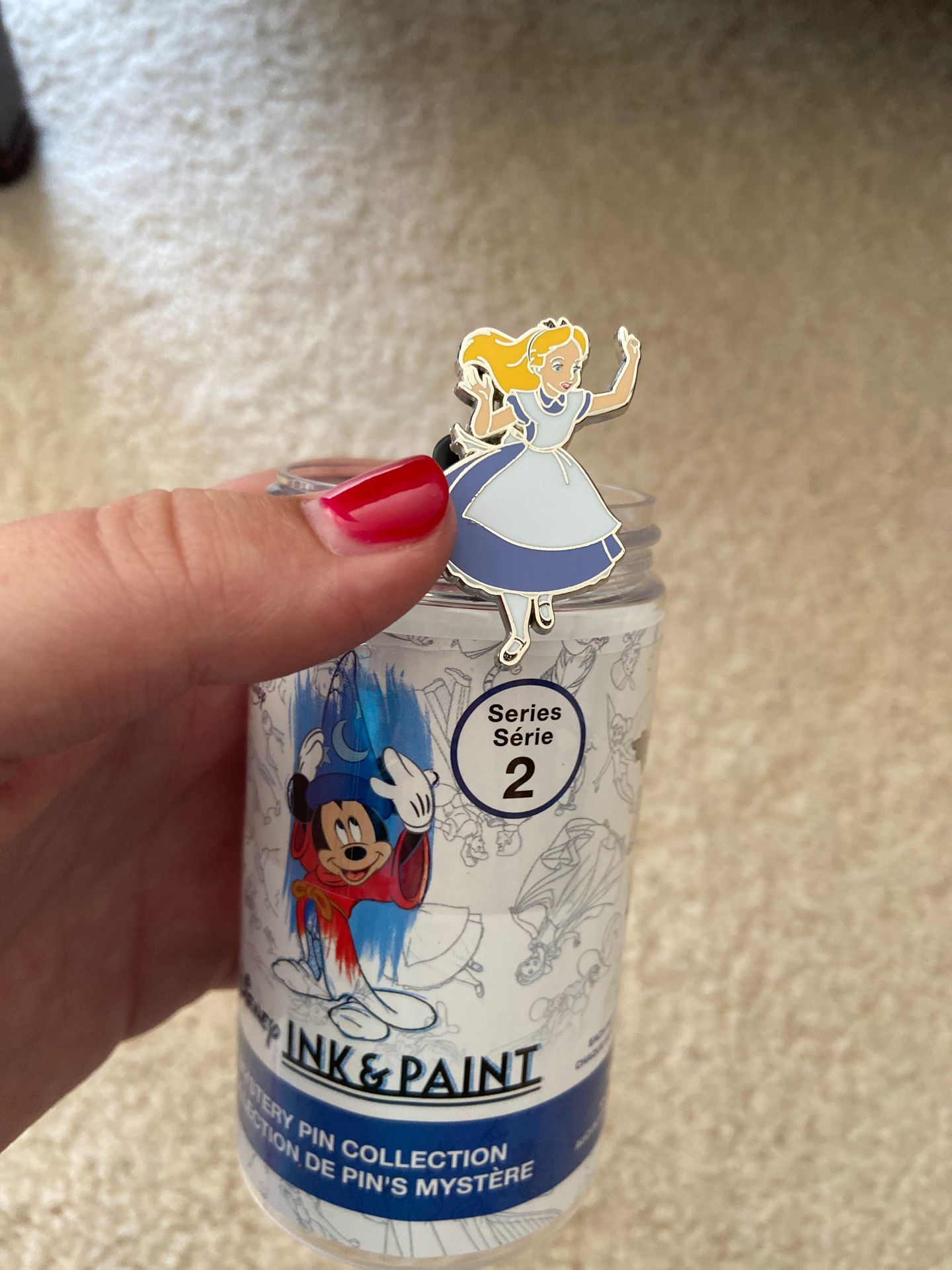 Ink and paint series 2 Alice Disney pin