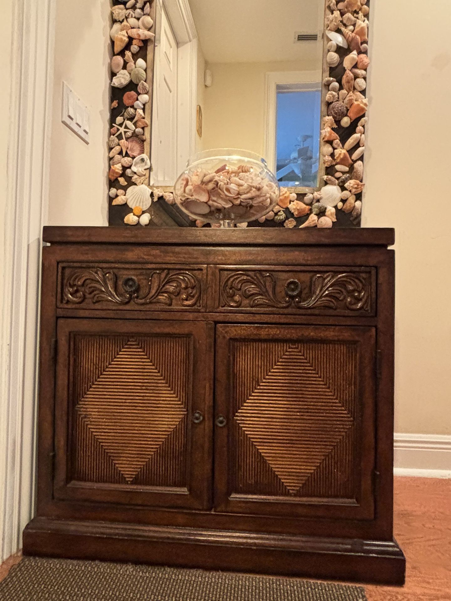 Tommy Bahamas Entry Console Table— Fully Wood