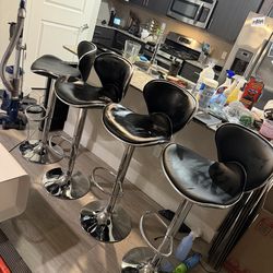 MODERN BAR STOOLS X4