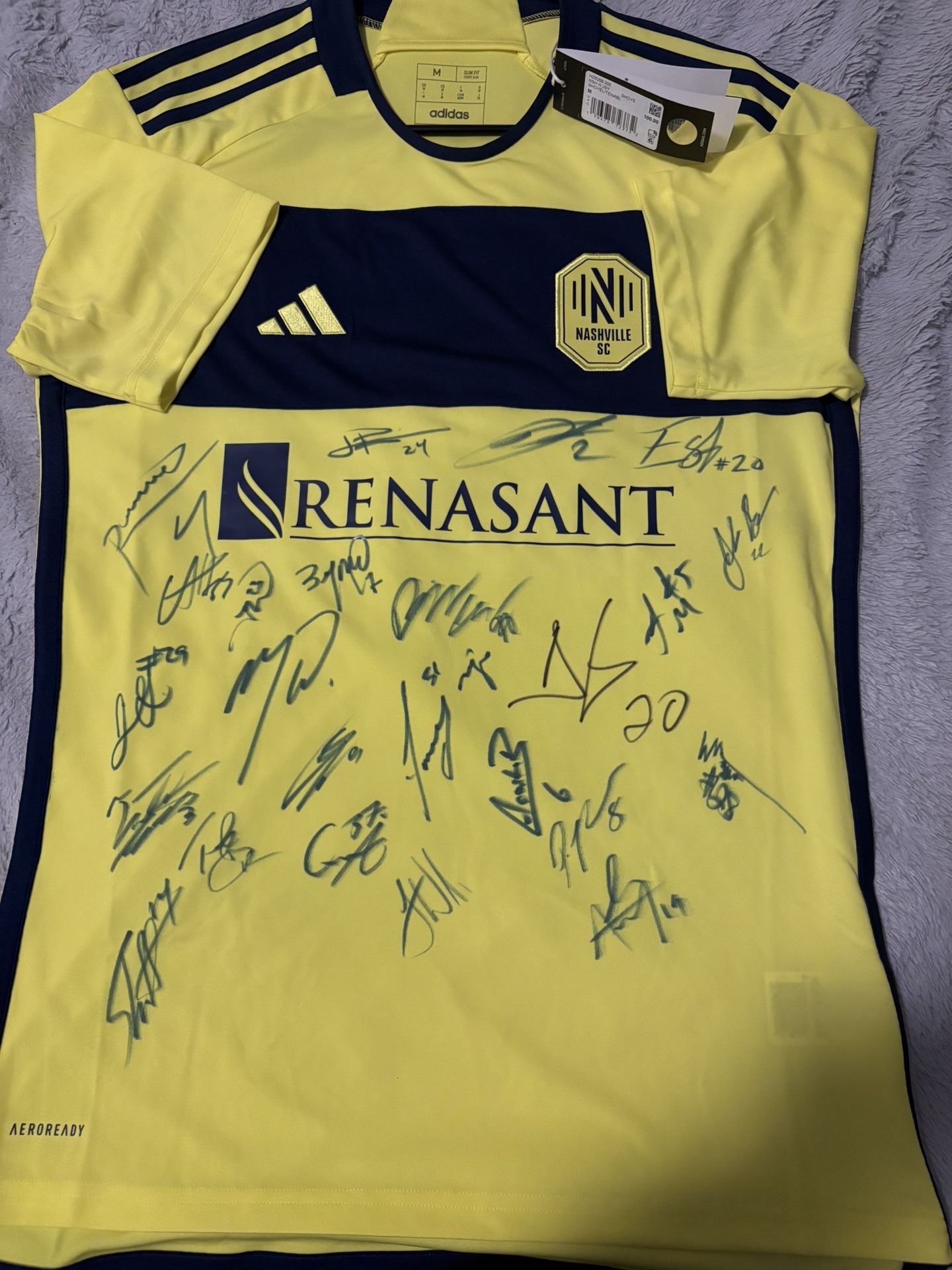 Nashville Sc Signed jersey 