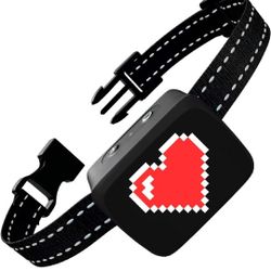 Small Dog Bark Collar (Model 11) Black
