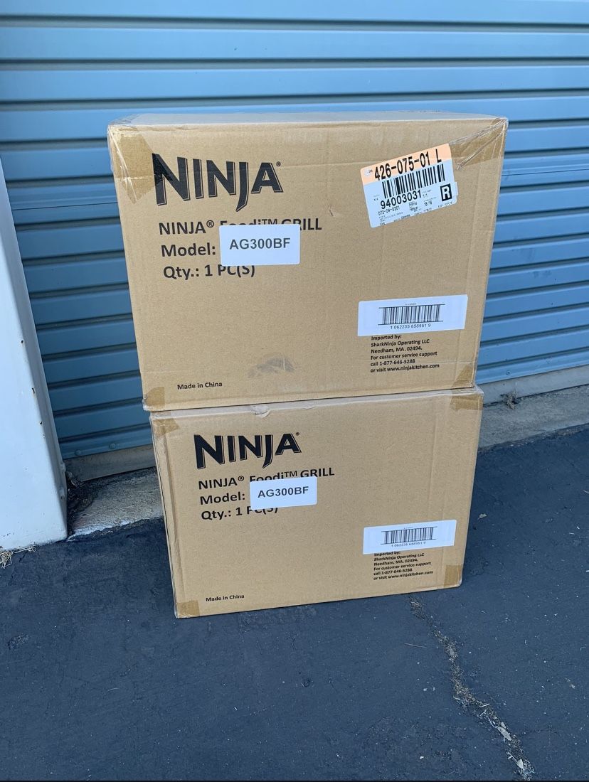 Ninja Foodi 4Qt 4-in-1 Indoor Grill and Air Fryer -AG300BF Brand New NeverUsed
