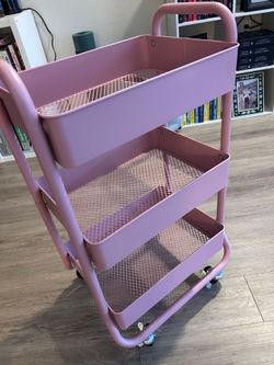 Pink Utility/Storage Cart