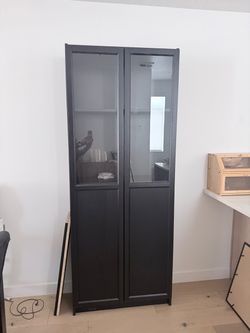 Bookshelf with Glass Doors
