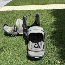 Stroller With Two Attachmemts 