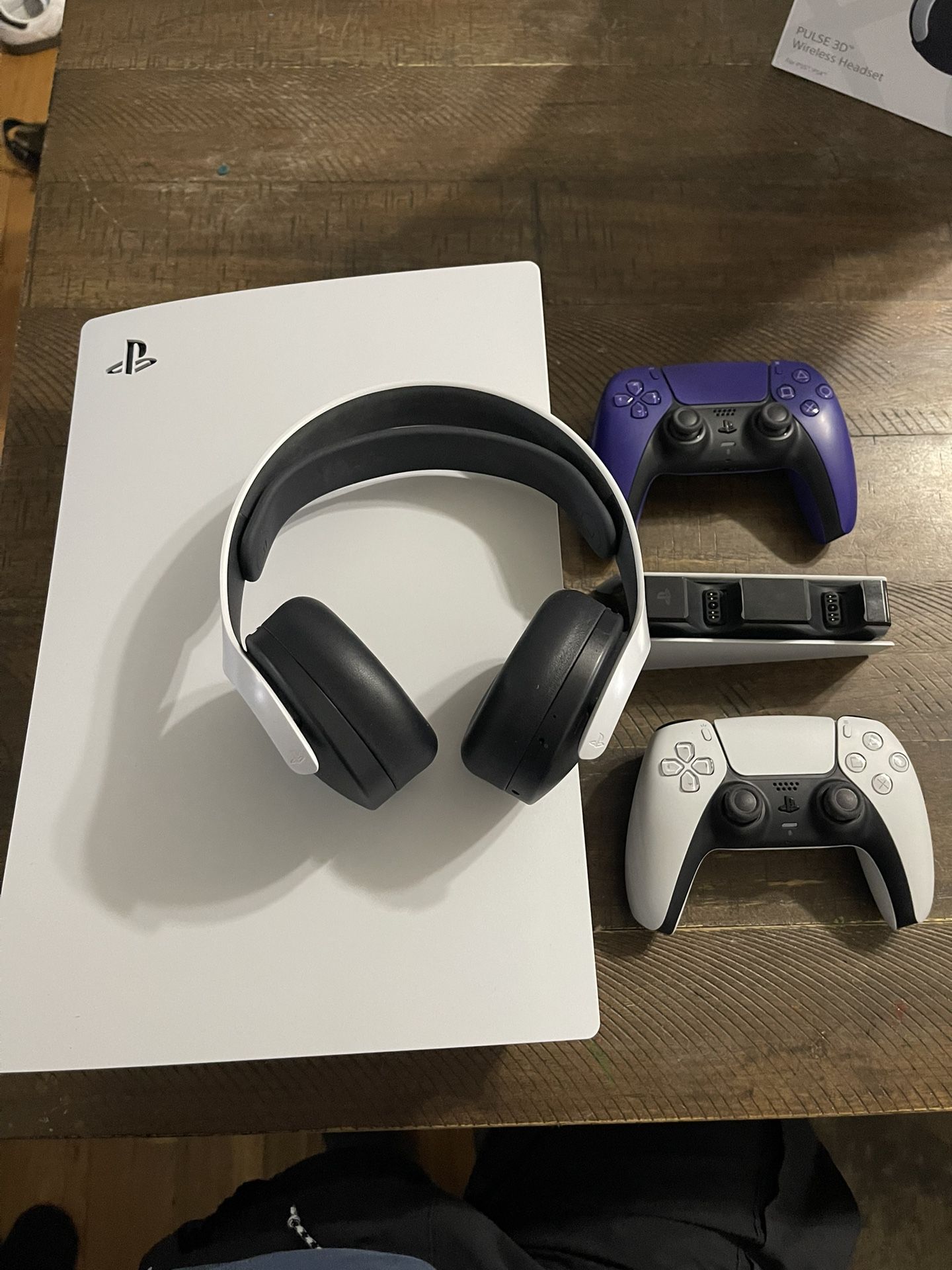 PlayStation 5 with Extra Controller Headset And  Controller Charging Station 