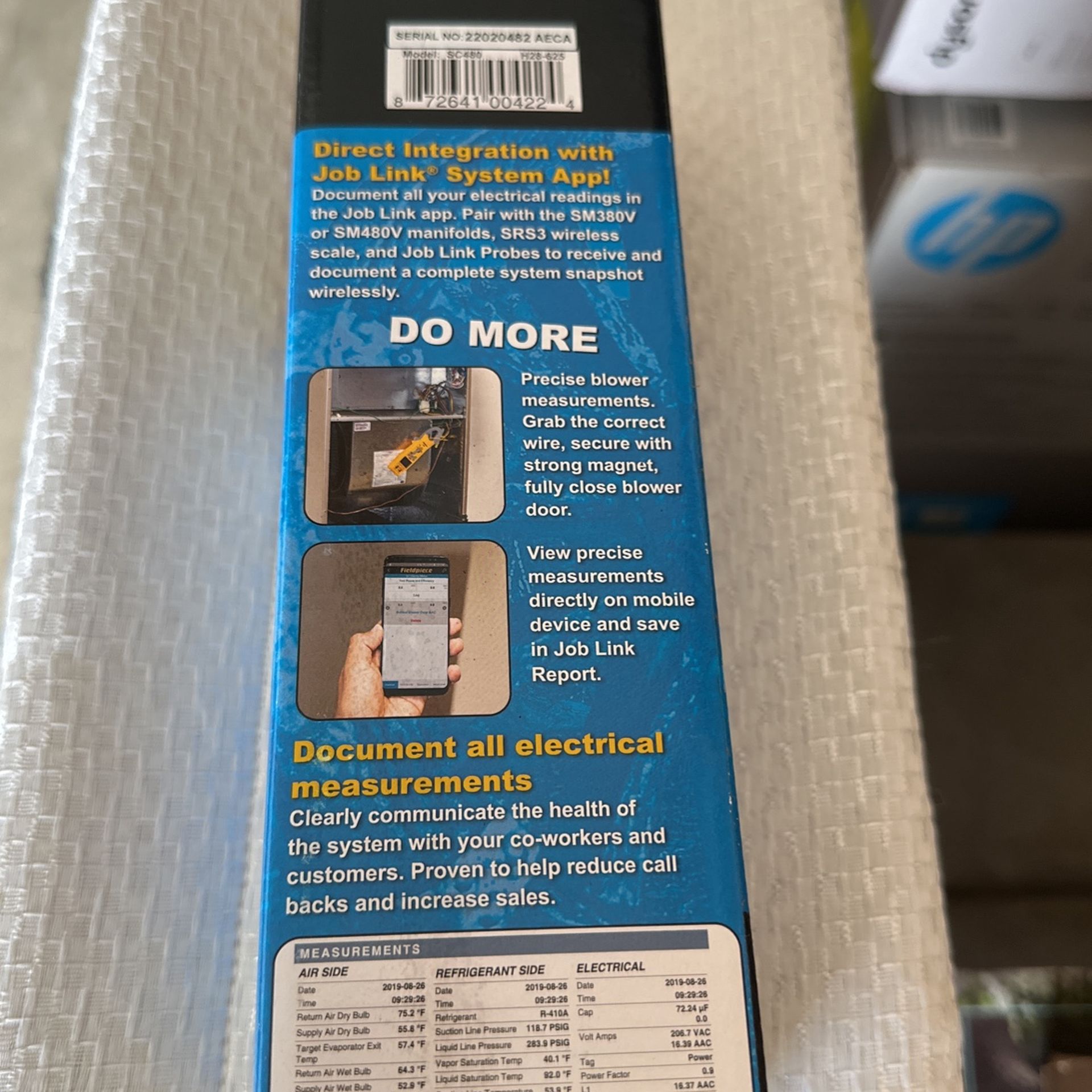 Fieldpiece SC480 TrueRMS Wireless AC Clamp Multimeter for Sale in