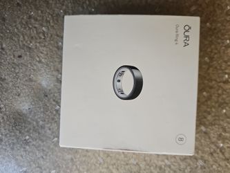 OURA Ring Gen4 Size 8 Black NEW