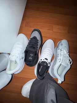 new worn running shoes
