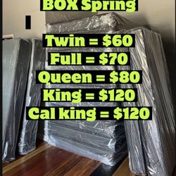 All Sizes Box springs 