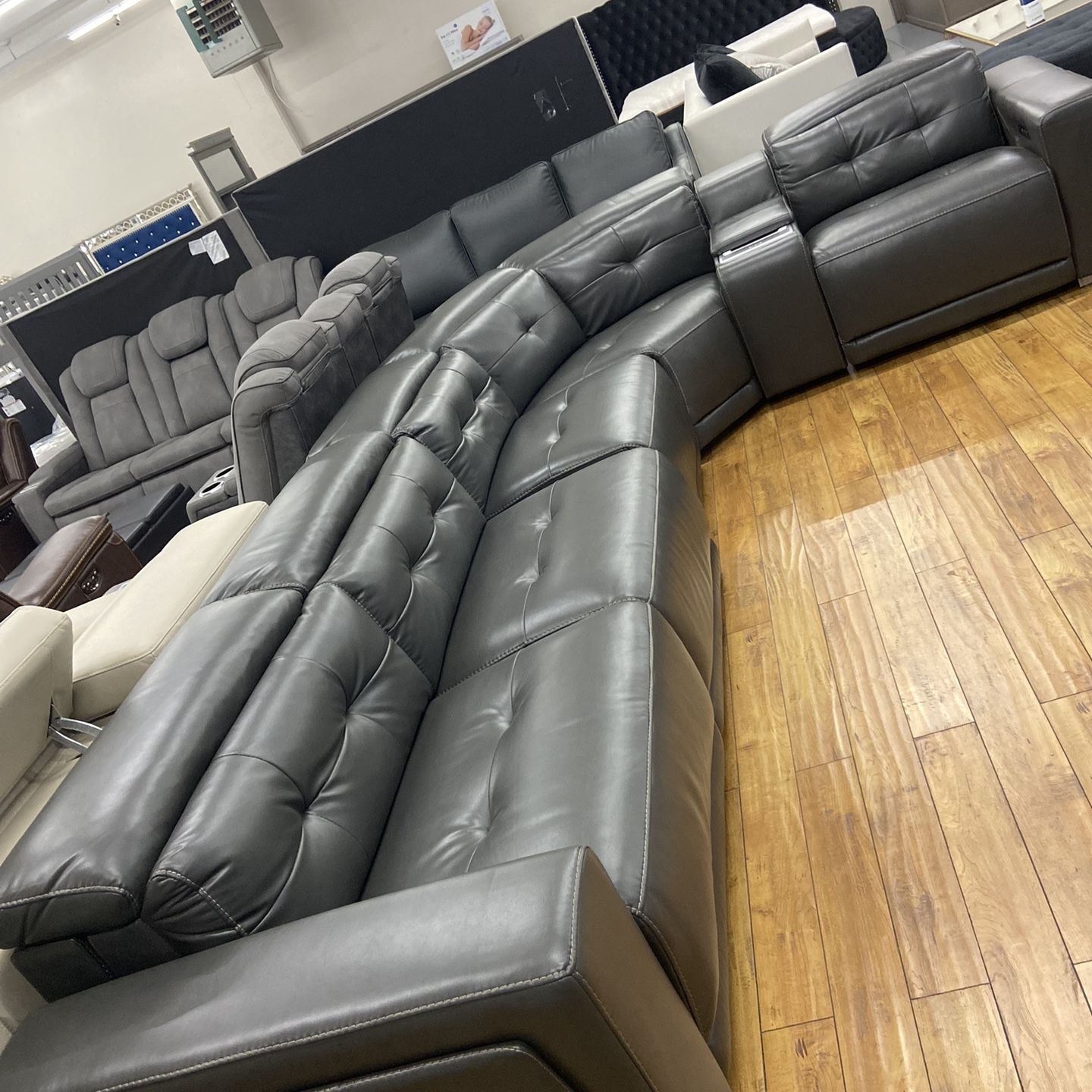 Leather Sectional 