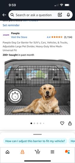 Pet Car Barrier Brand New