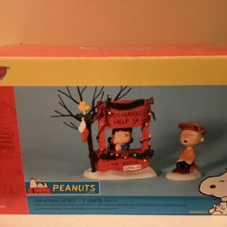 Peanuts Christmas Spirit Psychiatric Help Charlie Brown Figurines 