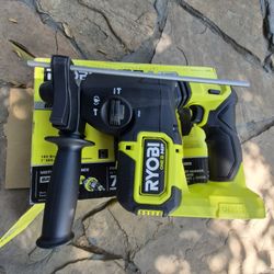 RYOBI ONE+ HP 18V Brushless Cordless 1 in. SDS-Plus Rotary Hammer Drill (Tool Only)