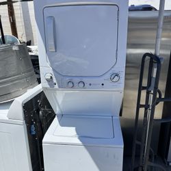 GE stackable Washer And Dryer βwhiteβ