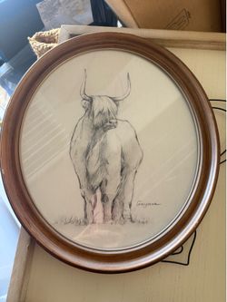 Framed Cow