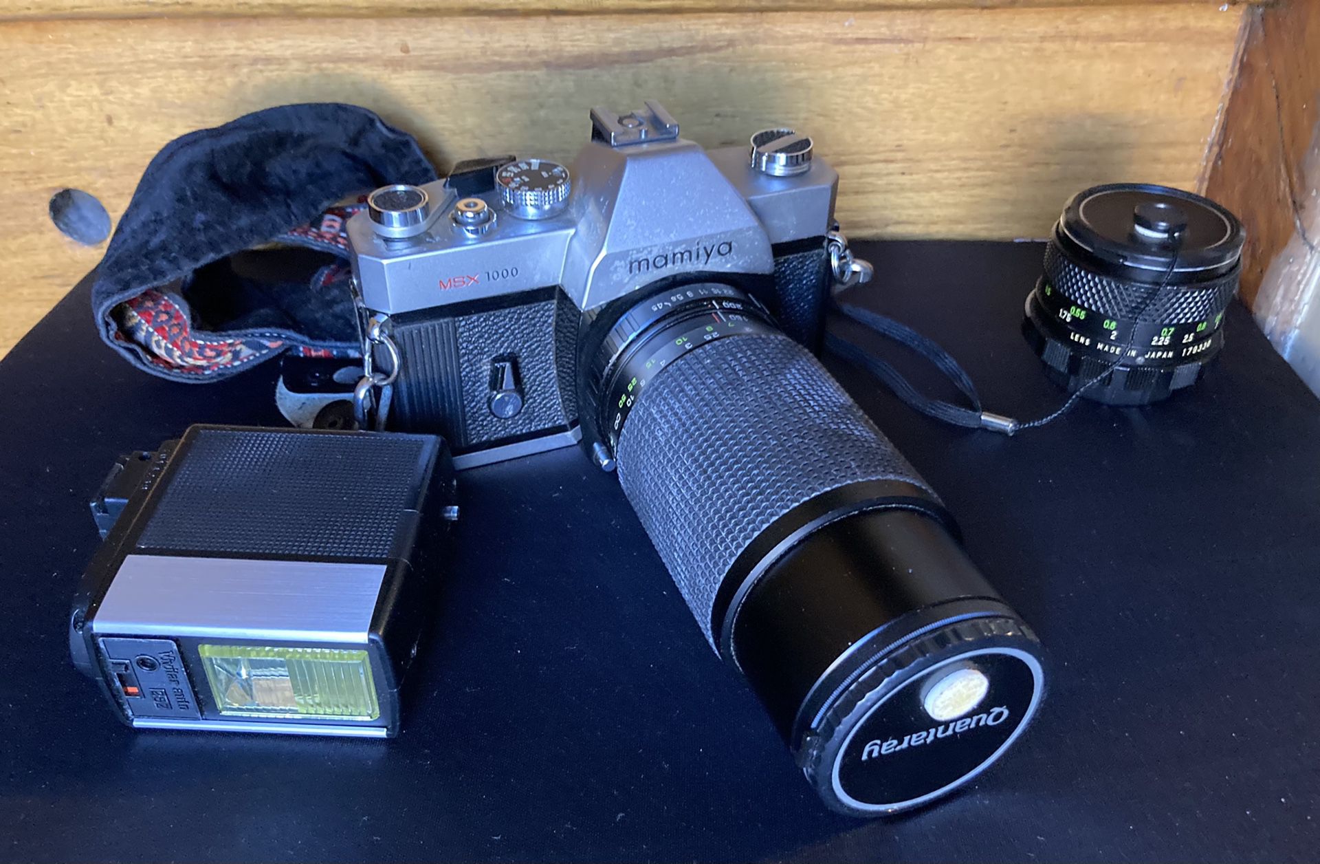 Mamiya MSX 1000 35mm SLR Film Camera with 55mm and 75~200mm Lens