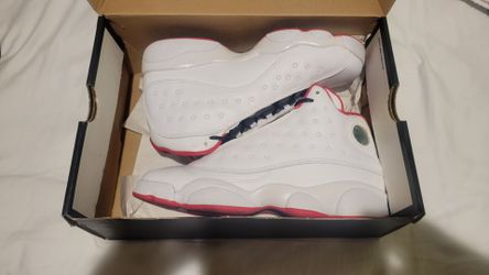Air Jordan 13 White Red Sneakers