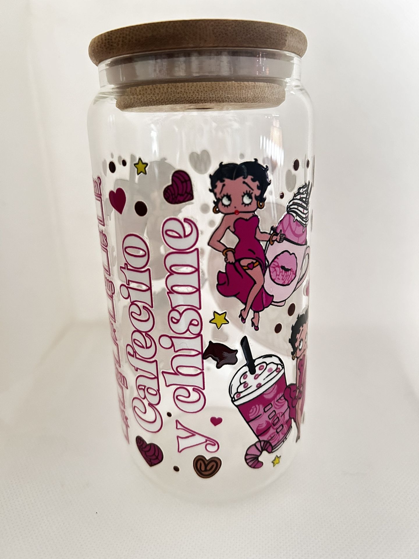 Betty Boop Glass Cup