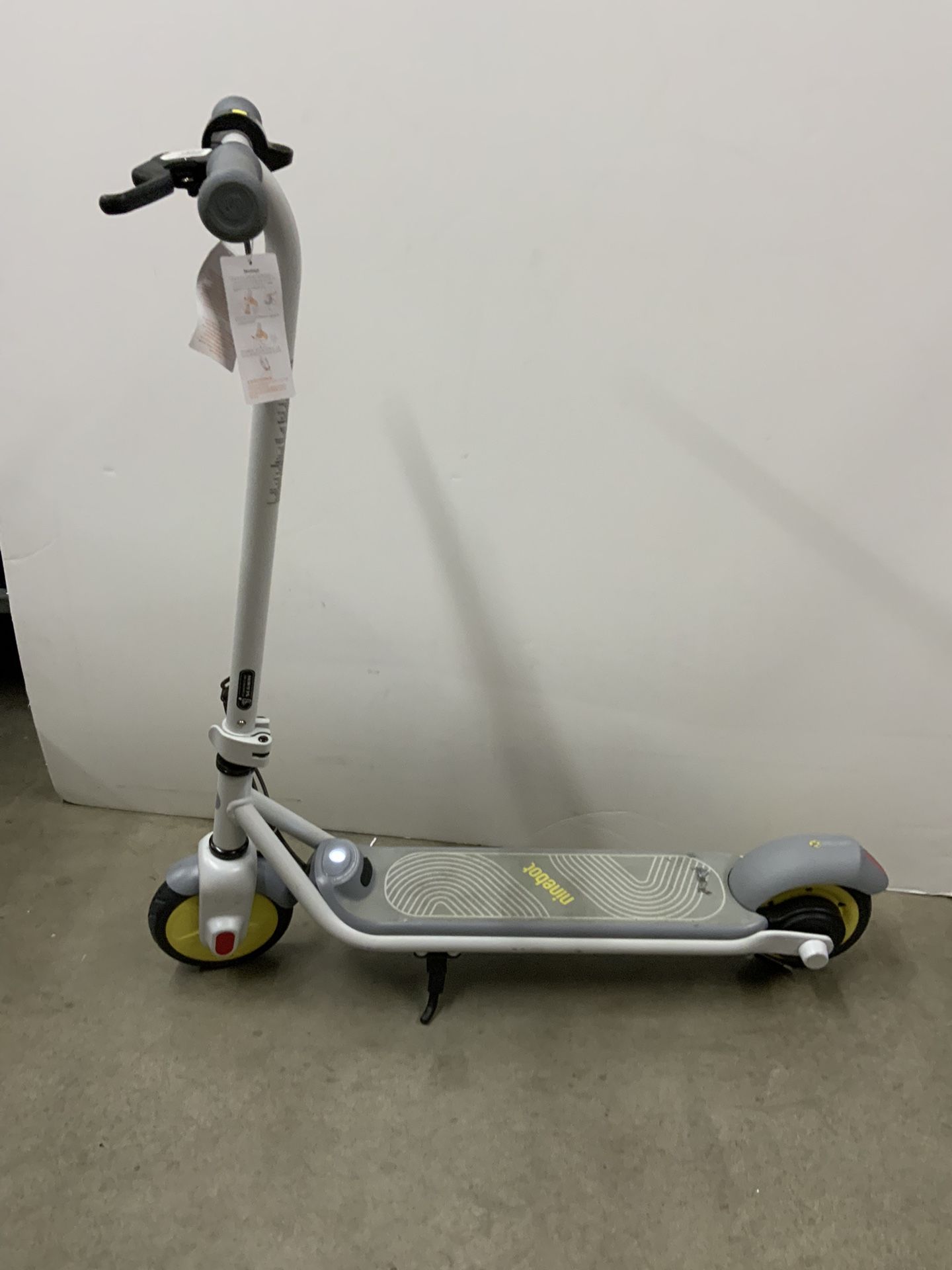 Segway - Ninebot C8 Kids Electric Kick Scooter w/6.2 mi Max Operating Range & 10 mph Max Speed - Gray #768