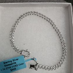 Sterling Silver Moissanite 925