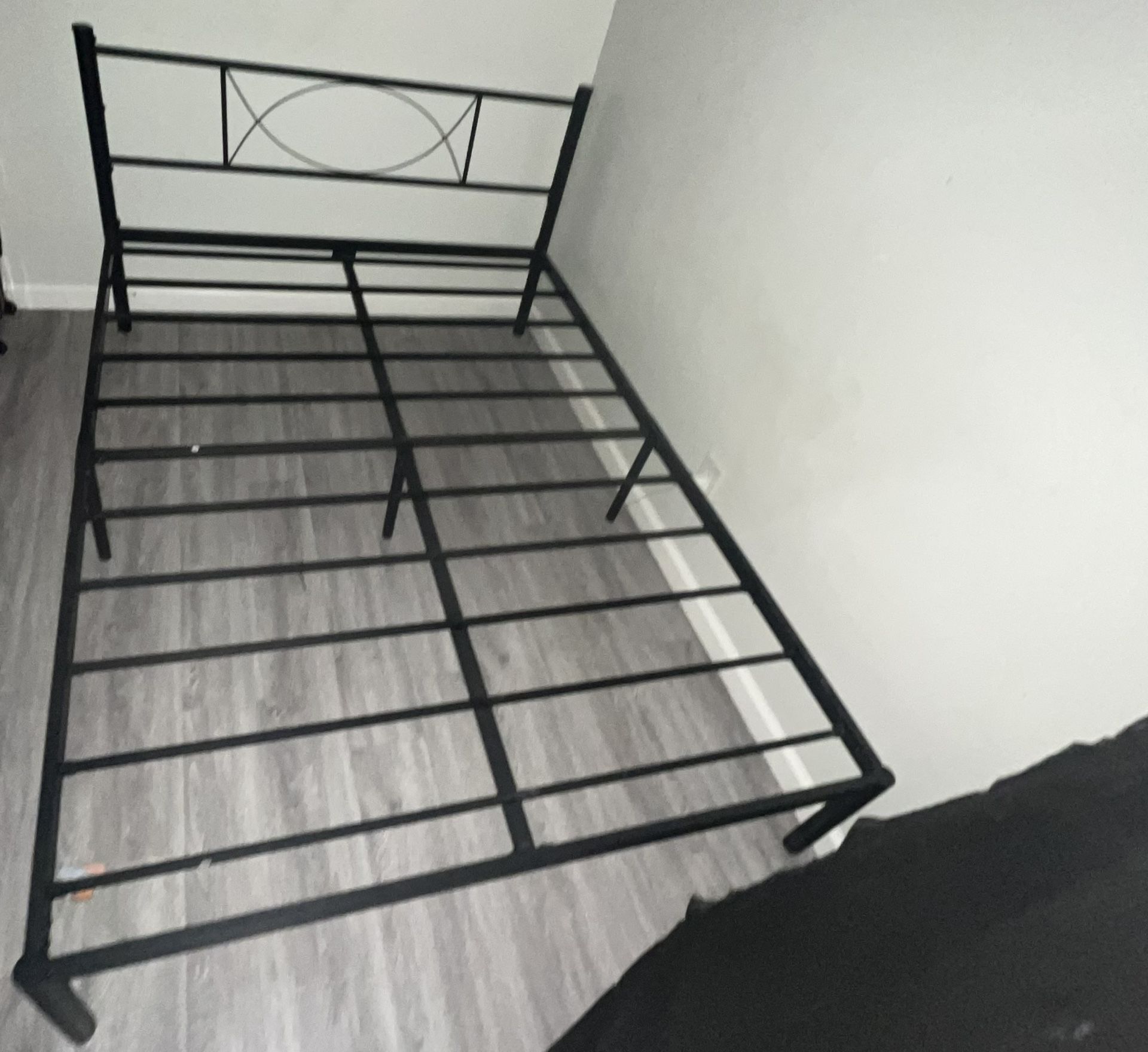 Metal Bed Frame Full Size With Headboard 