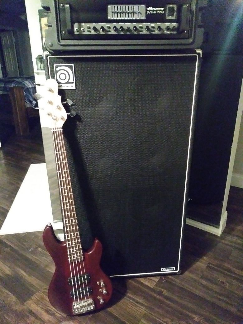 BRAND NEW RIG...ampeg svt 4 pro cab and g & l tribute series bass