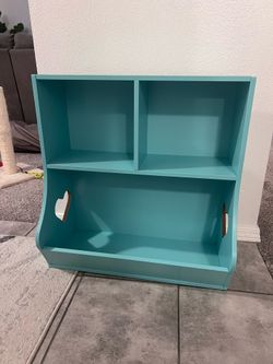 Blue Kid’s Bookcase and Storage