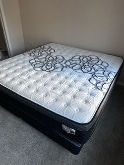Organic Cotton Pillow Top Mattress King Size 12"
