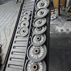 Weight Standard Plates & Bar 