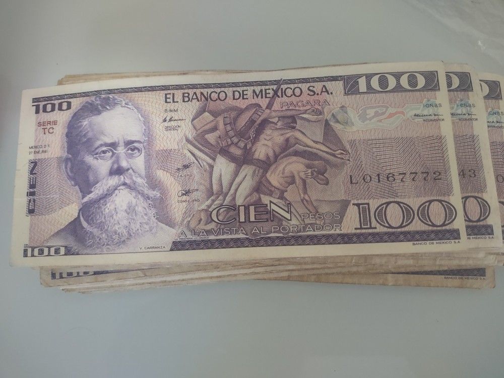 Billetes Mexicanos Antiguos