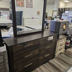 Dresser With Mirror (On Display) 