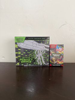 Pokemon perfect order ETB and booster bundle